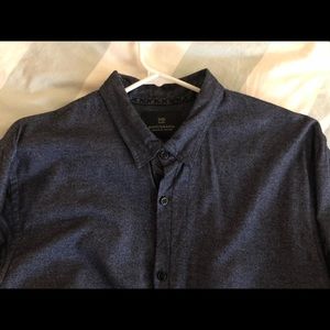 Men’s slim fit XL Scotch&Soda navy button up shirt